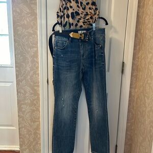 Cabi never worn cinch straight jean size 10